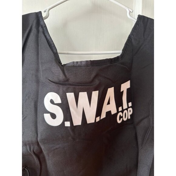 Adult size Large SWAT Cop Halloween costume vest - Picture 7 of 7